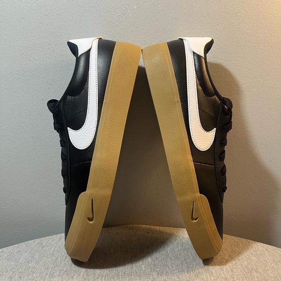 Nike Court Shot Black White Gum Bottom Sneaker Men's Shoe Size 11 FQ8146-003 - Picture 7 of 11